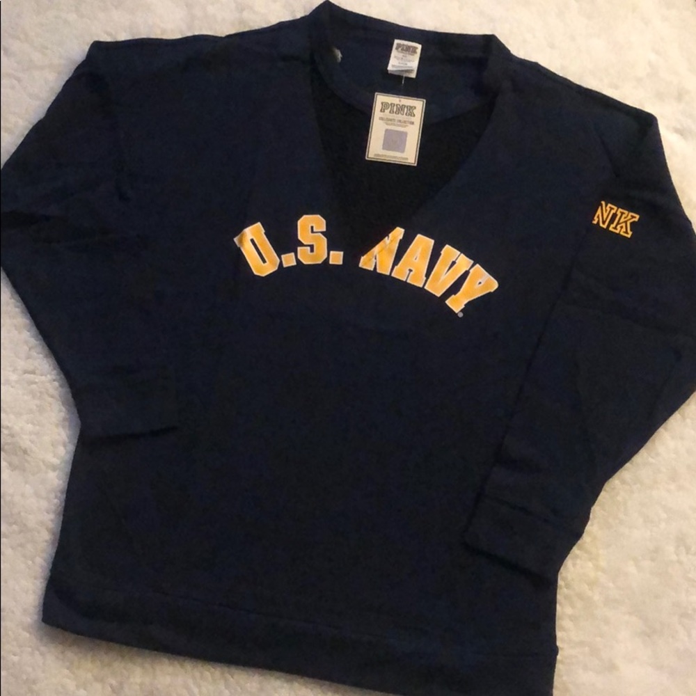 NWT VS PINK U.S. Navy Cutout Pullover ⚓️